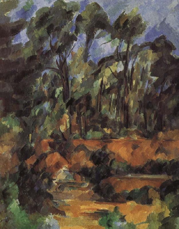 Paul Cezanne forest France oil painting art